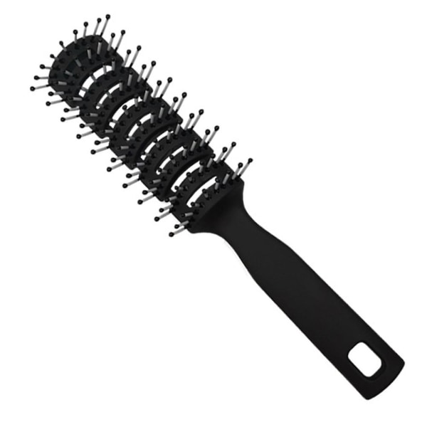 Hårborste, radventilerad hårborste för män och kvinnor med bolltippade borstar för våta kort lockiga raka BIG