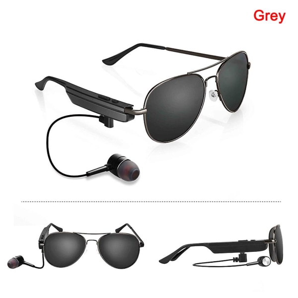 Solglasögon Öronproppar med mikrofon Trådlöst Bluetooth headset Glasögon Hands-Free In-Ear