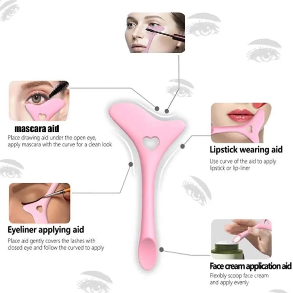 Eyeliner Stencil mall - Make up Pink