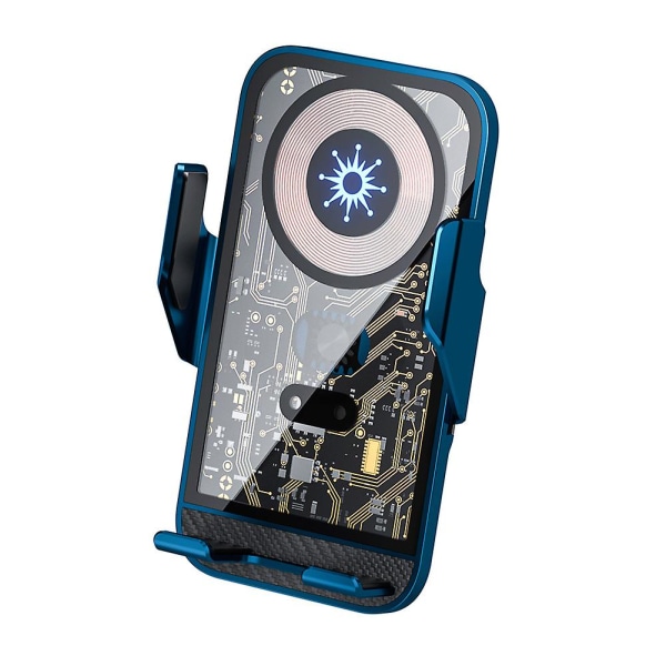 Billaddning mobiltelefonhållare Punk Style (flera färger tillgängliga) Blue