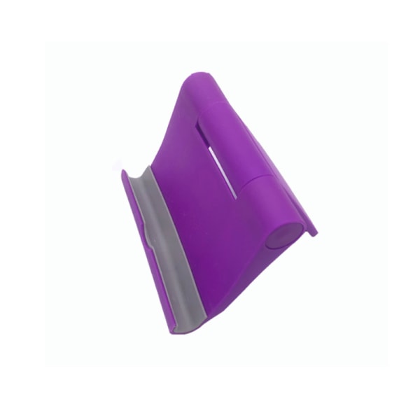 Mobiltelefonstativ Vikbar skrivbordshållare för mobil smartphone Support Tablett Desktop Hållare Stativ 2st (flera tillgängliga) Purple