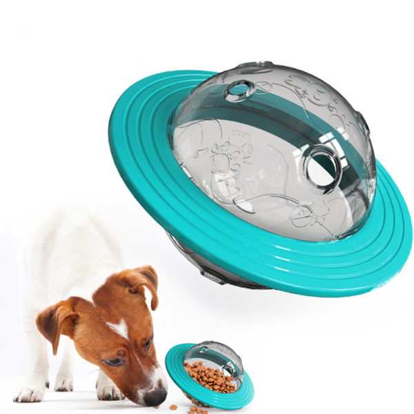 Frisbee matningsleksak Frisbee Toy Dog Slow Food Matning Dog Toy BLUE
