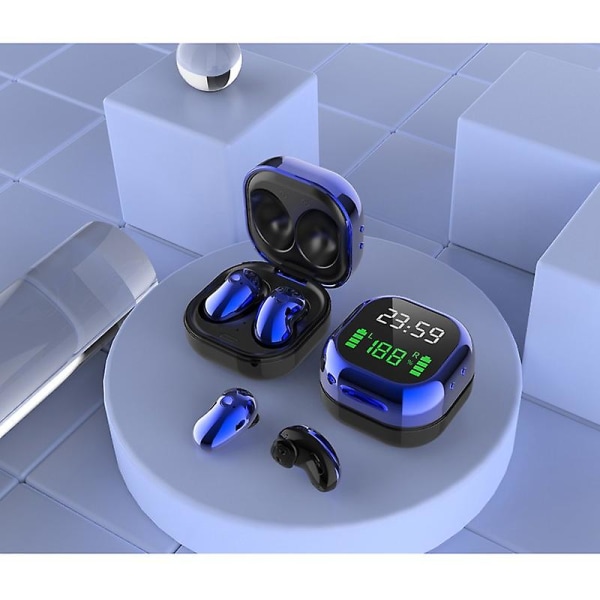 Nytt Buds Bluetooth Headset Högmatchande Bluetooth 5.0 trådlöst Smart Bluetooth Headset Heavy Bass blå blue