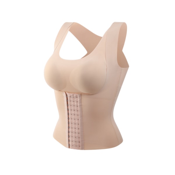 Kroppsskulpterande väst för kvinnors bröststöd efter förlossningen bröstförstärkningsspänne skin L