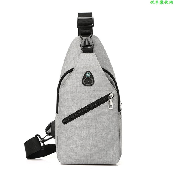 Messenger Bag, Sling Backpack, Chest Bag Shoulder Crossbody Bag gray