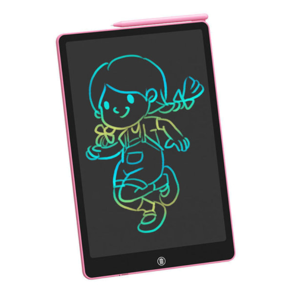 Raderbar anteckningsbok med LCD-ritbord för barn Pink
