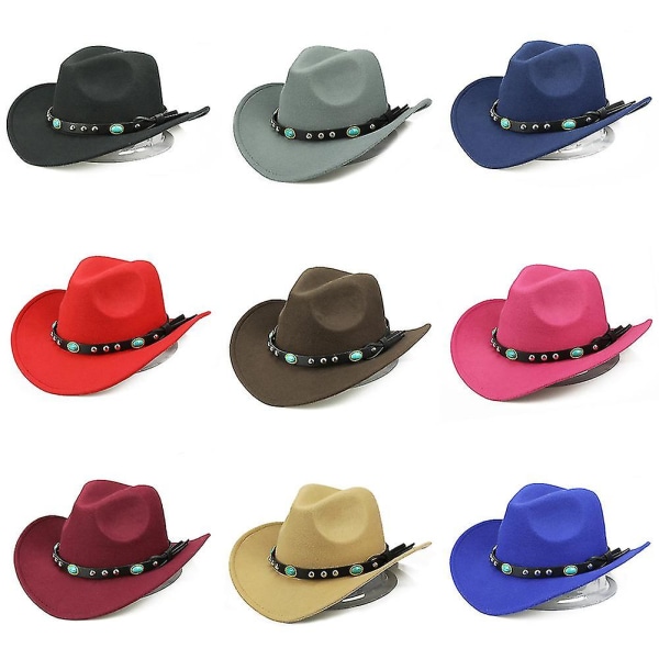 Hatt, One Size, Western Cowboyhatt NAVY KHAKI