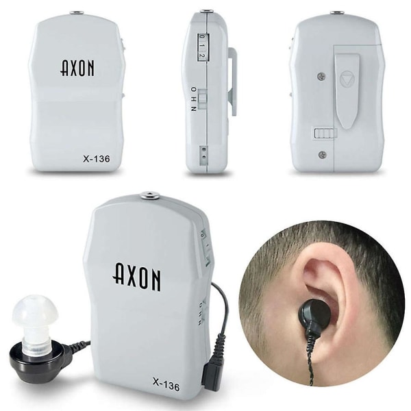 Hörapparat Bärbar Mini Ljudförstärkare Röstförstärkare Hörselhjälp Döva Hjälpmedel för äldre