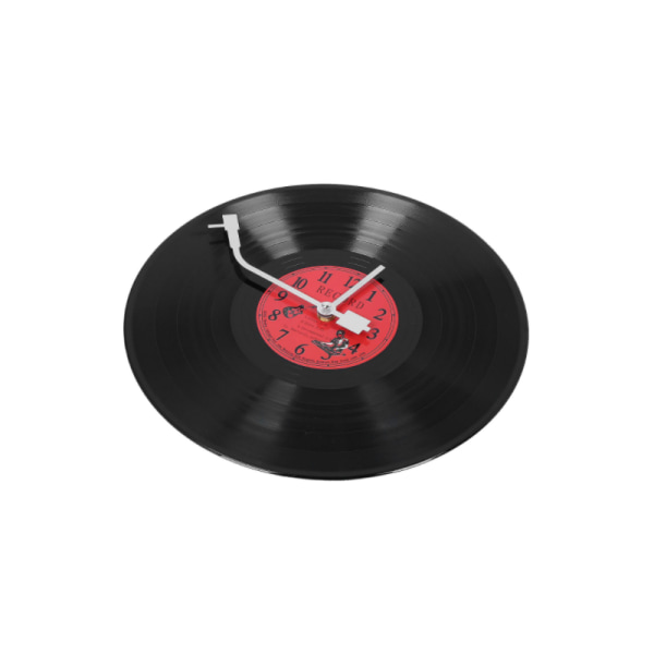 Väggklocka Ultratyst klocka Vinylskiva Personlighet Väggklocka Cafe Väggklocka red