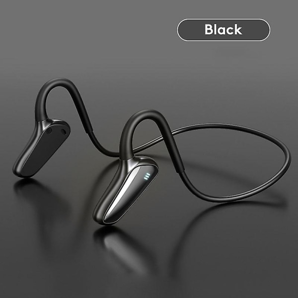 Bluetooth hörlurar Trådlösa hörlurar Bluetooth 5.0 Running Outdoor Sports-hörlurar (svarta) style3