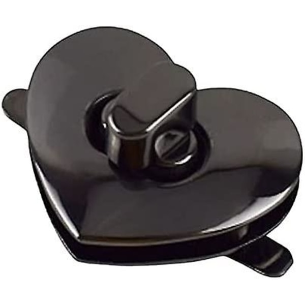Plyschväska Spänne för gör-det-själv-handväska Väskatillbehör eller plånboktillverkning Nickel black