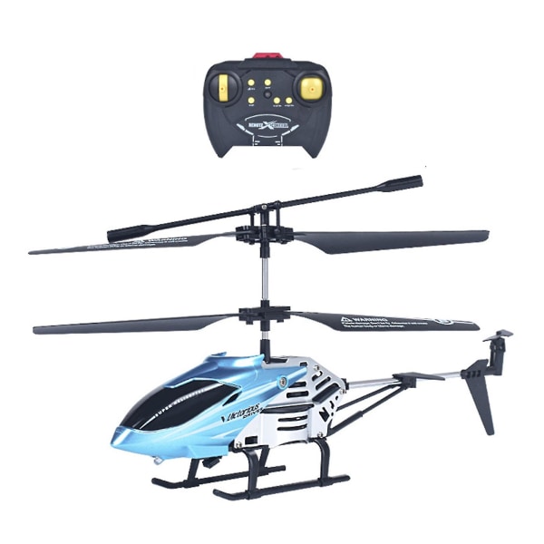 Mini Rc Helikopter Infraröd Suspension Induction Aircraft Blue