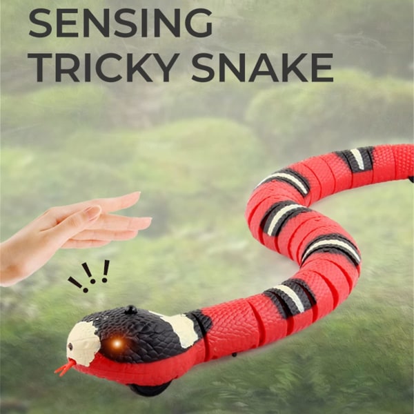 Snake Toy För Smart Sensing USB Uppladdningsbar Snake Toy Party