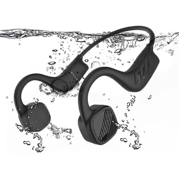 Benledningshörlurar Simning Bluetooth Open Ear Trådlöst sportheadset Ipx8 Vattentät Mp3-spelare