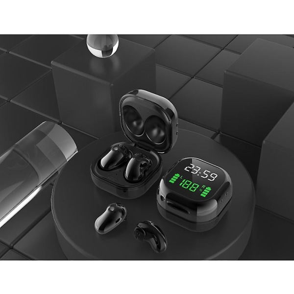 Nytt Buds Bluetooth Headset Högmatchande Bluetooth 5.0 trådlöst Smart Bluetooth Headset Heavy Bass svart black