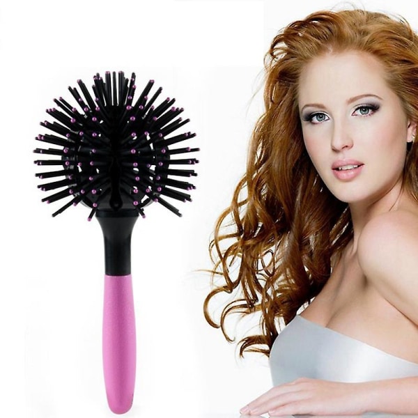 Curl Brush Round Ball Bomb Hair Comb Frisörsalong