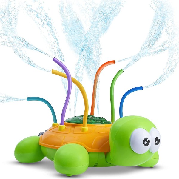 Squirt Turtle Toy Utomhus vattensprayleksak för barn och småbarn Bakgård Spinning Turtl