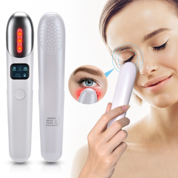 Eye Massager Anti Wrinkle USB Uppladdningsbar Eye Massage white