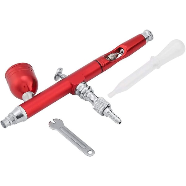 Luftintagskontakt, Airbrush System Kit Målningsverktyg Multipurpose Double Action Airbrush (tillgänglig i flera färger) Red