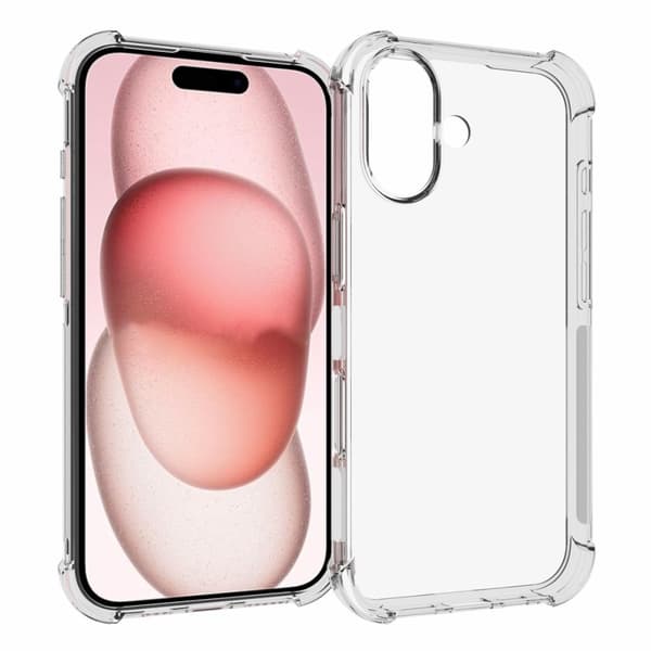 Skal Stötskydd iPhone 16 transparent