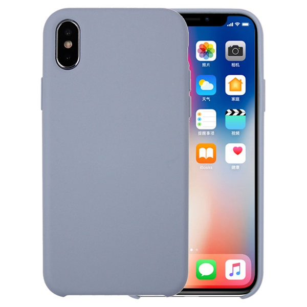 Skal iPhone X / XS silikon + vattenskyddande Blå