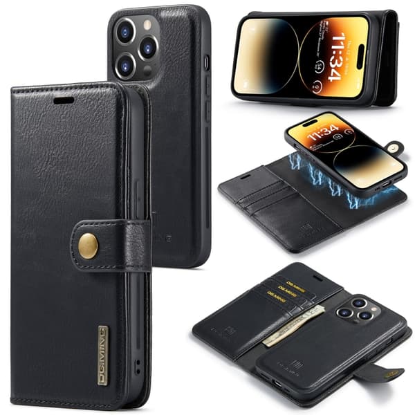 Fodral iPhone 14 PRO MAX - CaseMe Plånbok 2i1 Svar