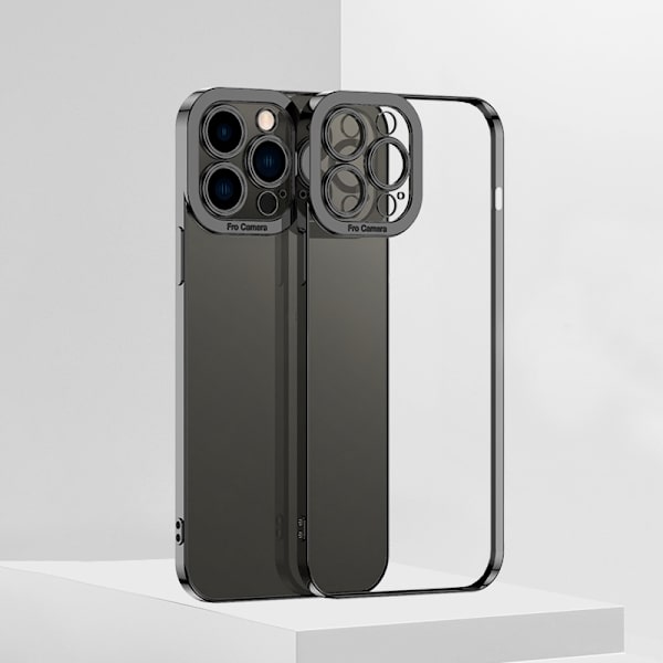Skal iPhone 11 Svart Galvaniserad trasparent