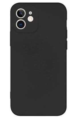 Skal iPhone 12 / 12 PRO - Silikonskal Svart
