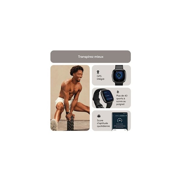 Fitbit VERSA 4 FB523BKBK Smartwatch