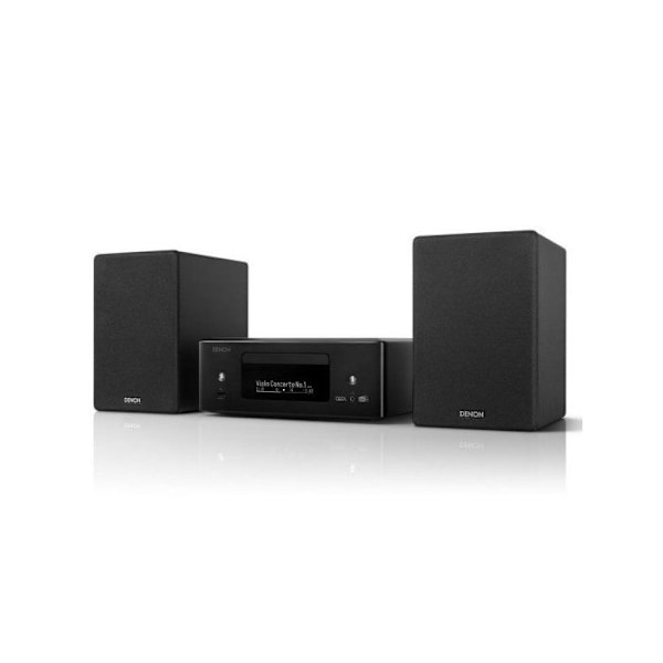 Miniljudsystem - DENON - Ceol N12DAB - Trådlös streaming - HDMI - Hi-Fi-ljud Svart