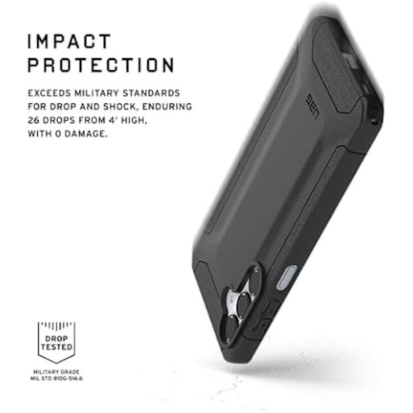 URBAN ARMOR GEAR Scout Case Samsung Galaxy A16 5G Fodral (Officiellt certifierad "Designad för Samsung", Stötsäker, Svart