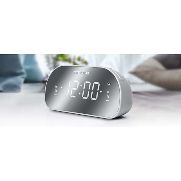 MUSE M 170 CMR klockradio - PLL FM - Spegel fram - 20 förinställningar