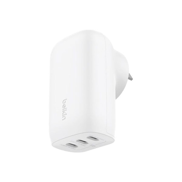 Strömadapter - Belkin - Belkin BOOST CHARGE - PPS-teknik - 67 Watt - 3,25 A Vit