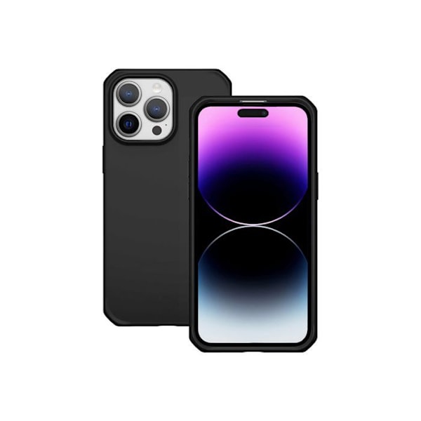 Telefonfodral - ITSkins - iPhone 15 Pro Max - Förstärkt skydd - Antimikrobiell - Återvunnen Matte svart
