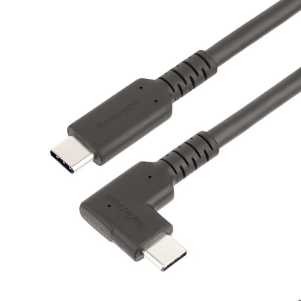 USB-C-kabel - StarTech.com - 2m - USB 3.2 Gen 2 - Rätt vinkel - Dataöverföring