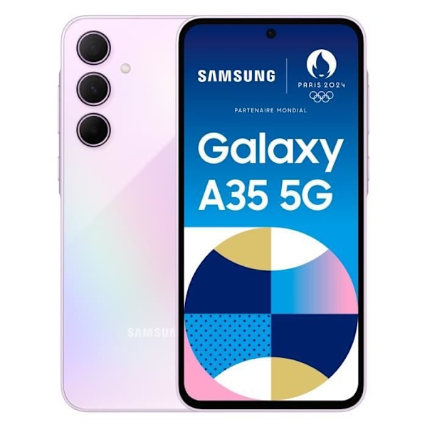 Samsung Galaxy A35 Smartphone 256 GB 5G Lilac lila