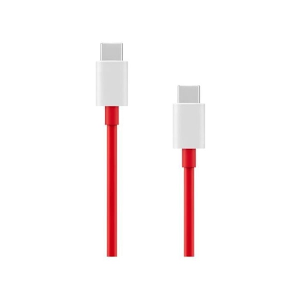 Laddare - OnePlus - SUPERVOOC 120 W - USB-C dubbla portar - Snabbladdning - Kabel ingår Vit