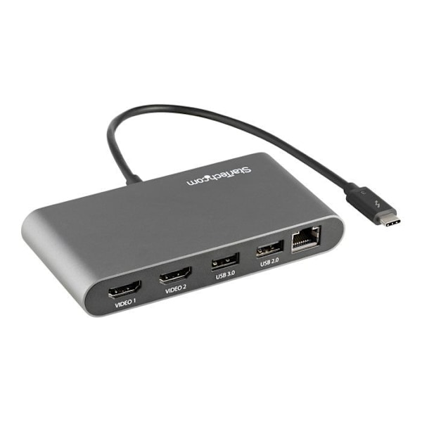 Dock USB - Startech - TB3DKM2HDL - HDMI 4K 60Hz - 2x USB-A - Thunderbolt 3