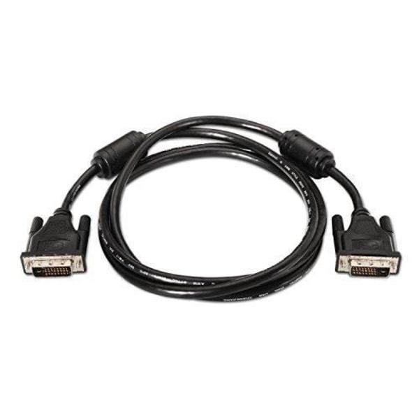 AISENS A117 0089 DVI-kabel 24 + 1 med ferrit (1,8 m, stödupplösningar 2560 x 1600) Färg Svart -