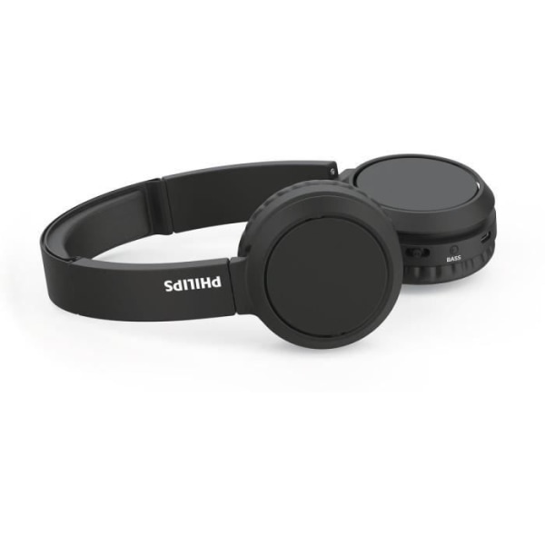 Philips TAH4205BK - Supra aural trådlösa hörlurar - Bluetooth- 32 mm drivrutin - 29h batteritid - USB-C - Svart