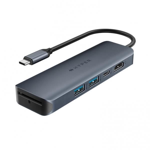 HYPERHD4003GL. Värdgränssnitt: USB 3.2 Gen 1 (3.1 Gen 1) Typ-C, Hub-gränssnitt: USB Typ C, Kompatibla minneskort: SD.