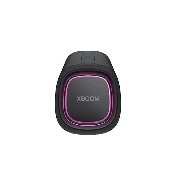 Bärbar högtalare LG XBOOM Go XG7QBK i svart med 40W effekt, Bluetooth 5.1-anslutning, USB och 3.5 aux-ingång, motstånd mot