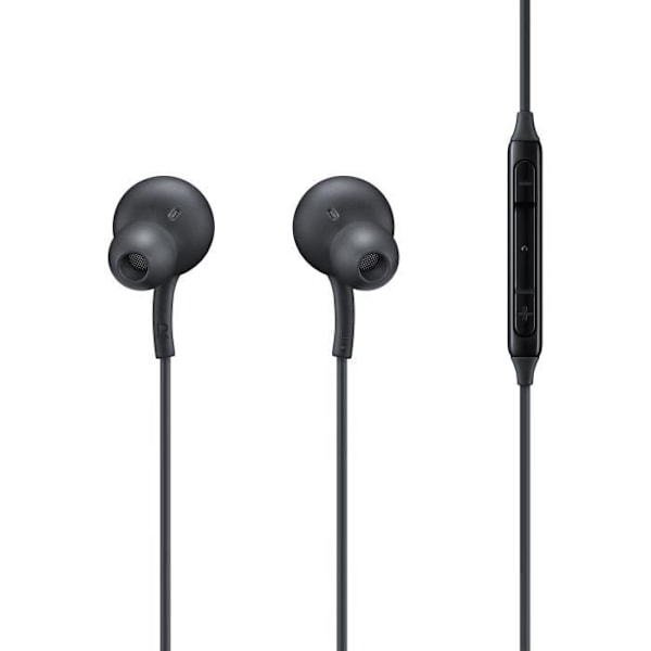 SAMSUNG Sound by AKG USB Type-C Tyg Kabel Hörlurar Svart Svart