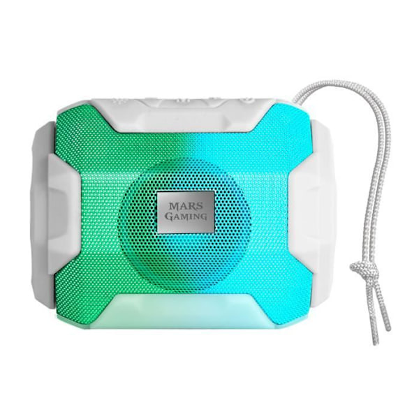 Bärbar Bluetooth-högtalare - Mars Gaming - MSBAX - 10W - RGB - 8h batteritid Vit, Svart, Rosa