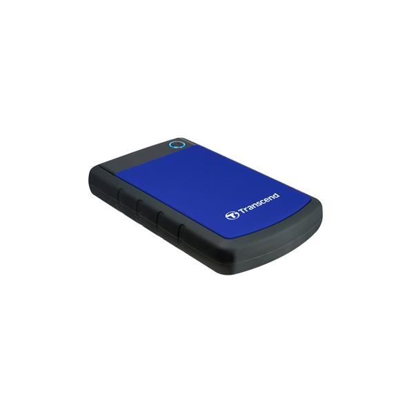 TRANSCEND StoreJet 25H3 extern hårddisk - 4000 GB - 2,5" - USB 3.1 Gen 1 - Blå, Marinblå