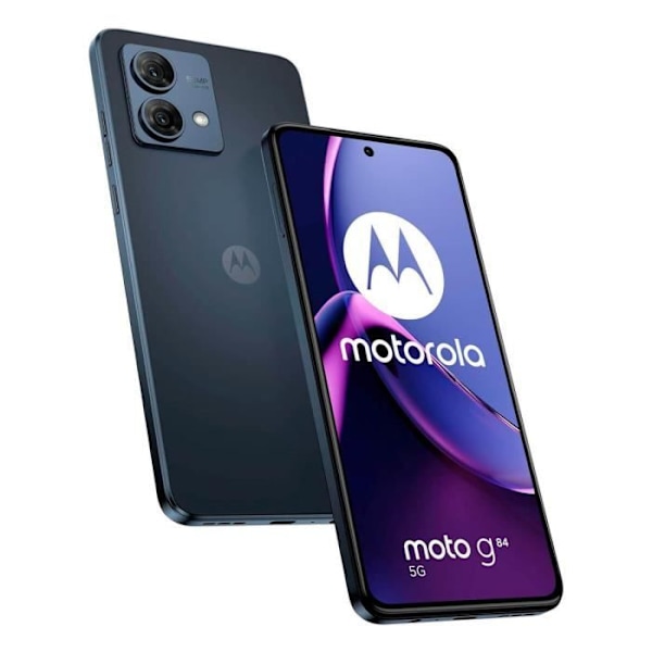 Motorola Moto G84 5G 8GB/256GB Grå (midnattsblå) Dual SIM XT2347-2 Blå