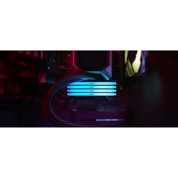 RAM-minne - KINGSTON - FURY Beast - RGB - 16 GB - DDR4 - 3200 MHz CL16 - (KF432C16BB2A/16)