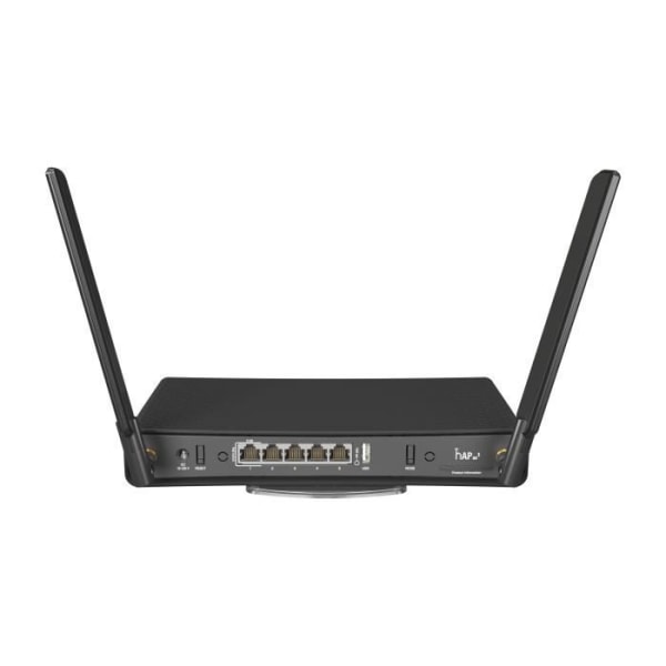 MIKROTIK HAP AX3 C53UIG+5HPAXD2HPAXD router - Dual-band (2,4 GHz / 5 GHz) - Wi-Fi 6 (802.11ax) - 1200 Mbit/s