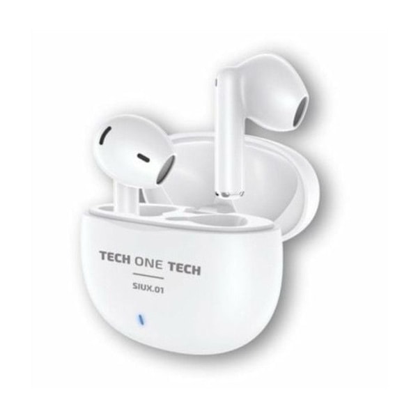 Tech One Tech TEC1401 Bluetooth in-ear hörlurar Vit Vit