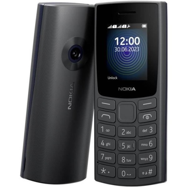 Nokia 110 2G Edition 2023 Charcoal mobiltelefon
